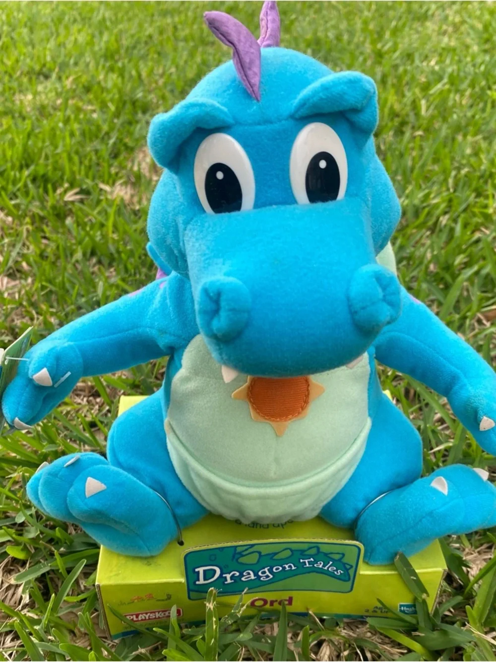 Playskool Dragon Tales Ord Plush Toy - Blue & Light Green